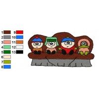 South Park Embroidery Design 1